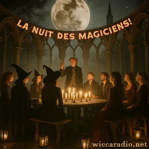 Visuel de la série de podcasts La Nuit des Magiciens
